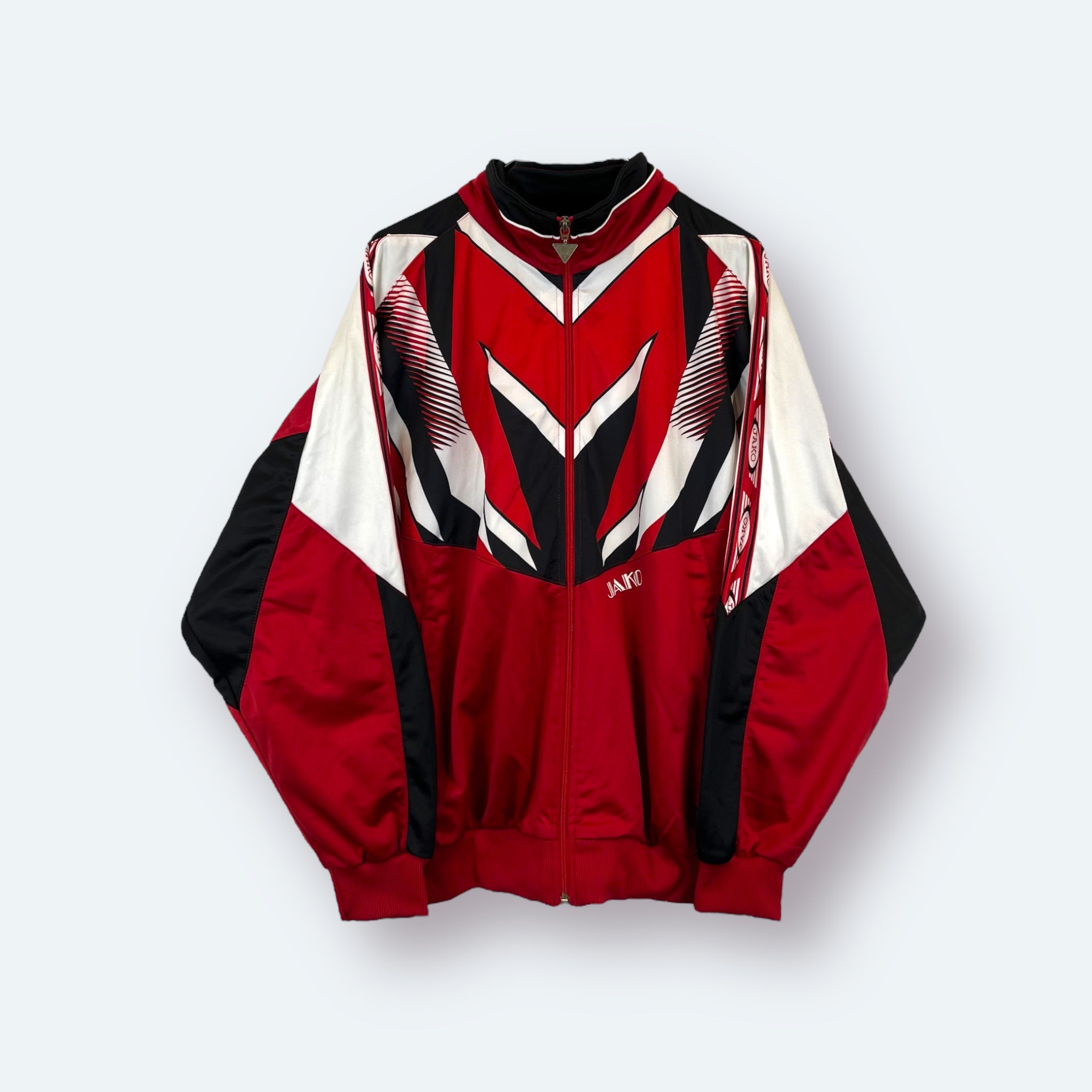 Jako 90er Vintage Trainingsjacke Rot L - Vinverse