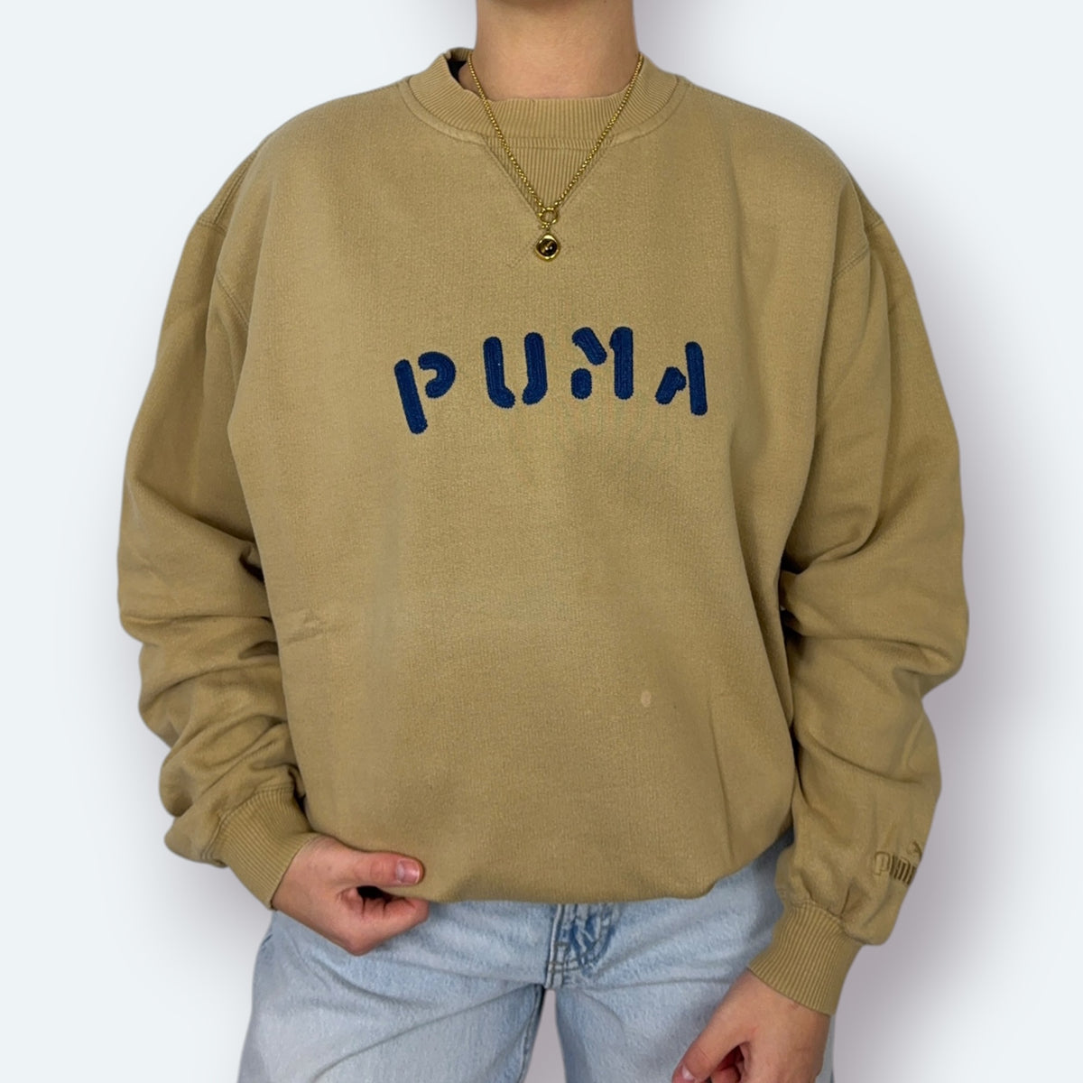 Puma Vintage Sweater 90s Beige S - Vinverse