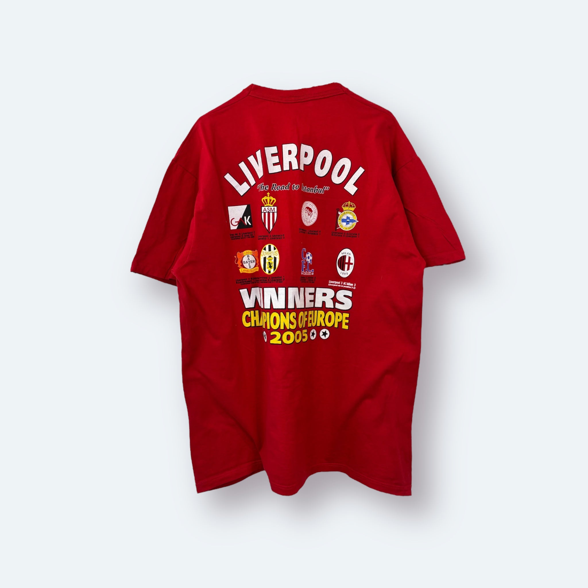 Liverpool 2005 Printed Tee European Champion XL - Vinverse