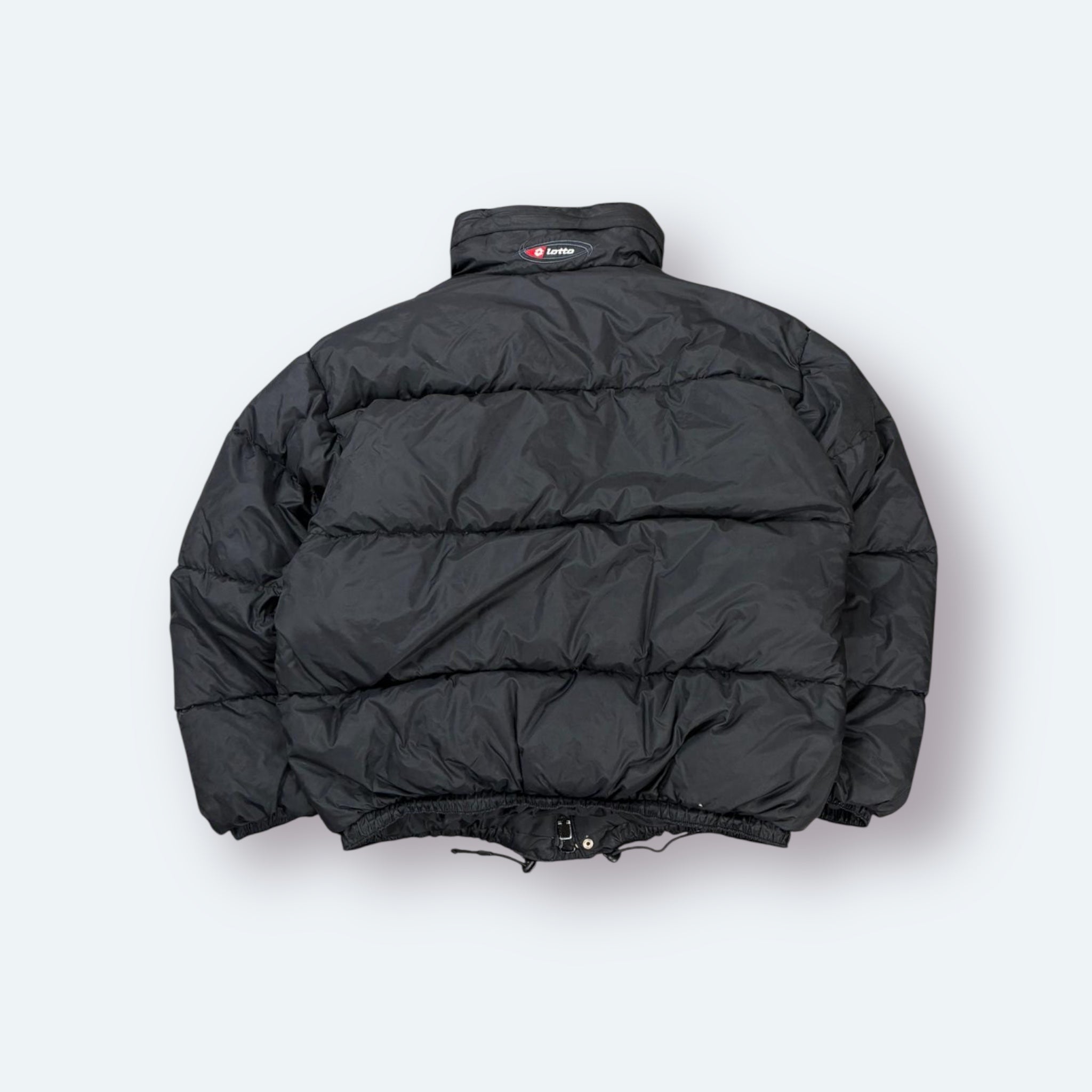 Lotto 2000s Y2K Puffer Jacke Schwarz L - Vinverse