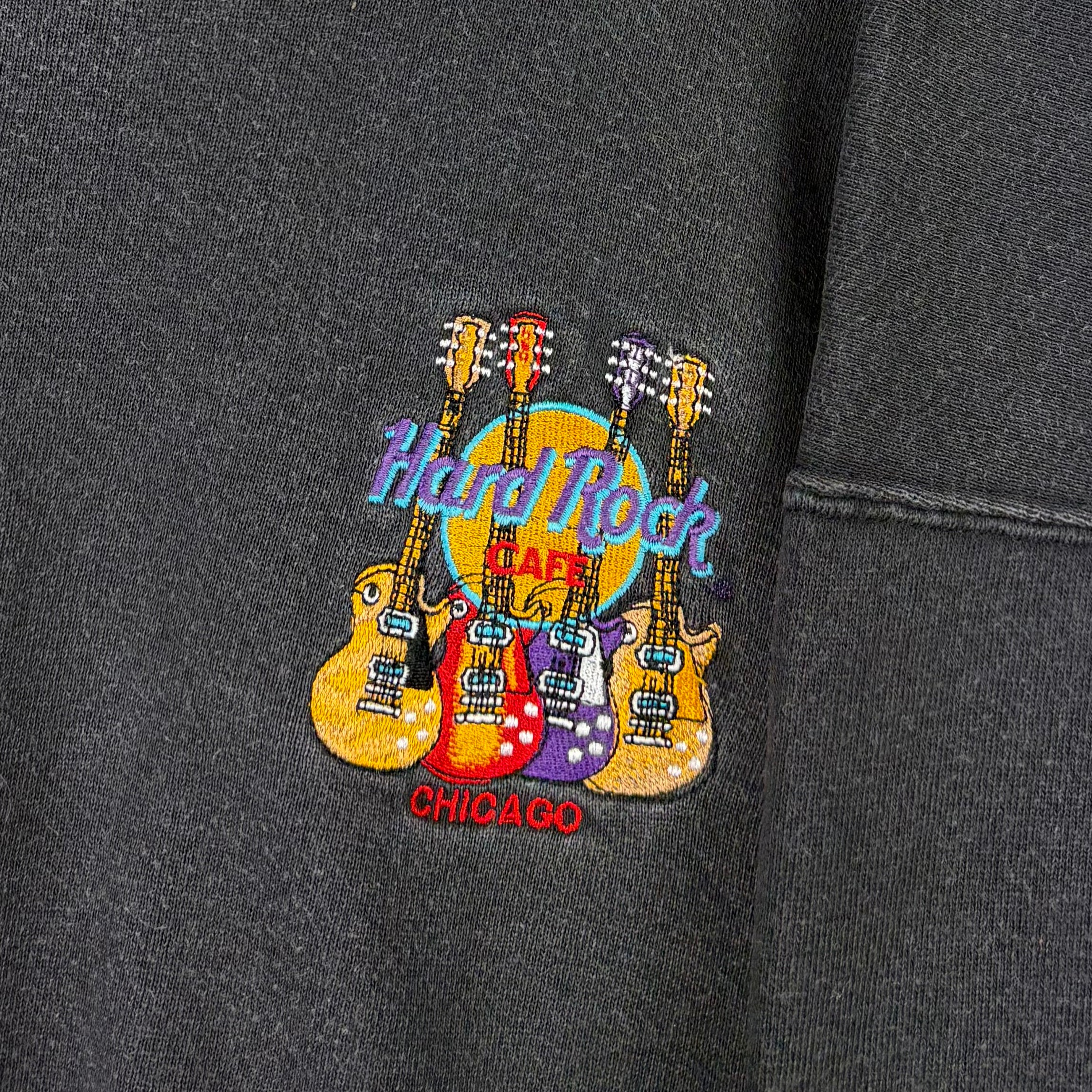 Hard Rock Vintage Sweater Chicago Schwarz XL - Vinverse