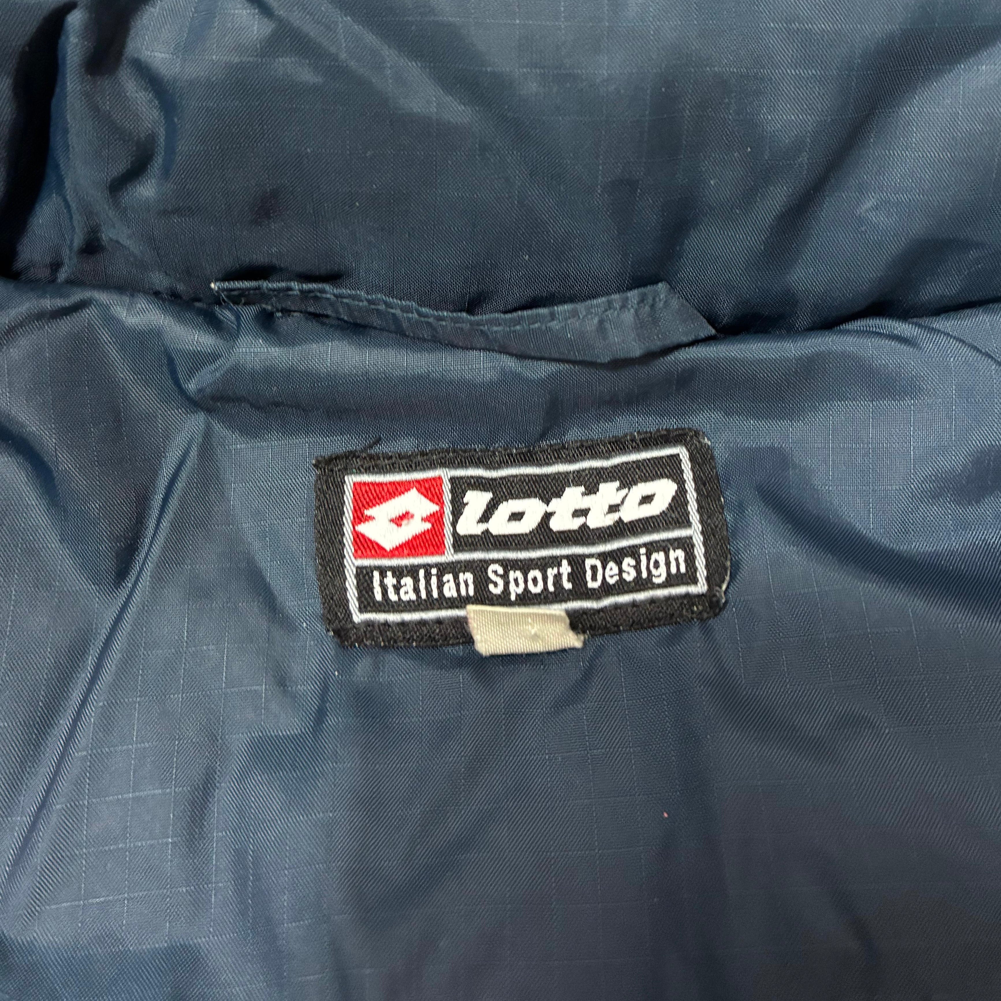 Lotto 2000s Vintage Puffer Jacke Marineblau L - Vinverse