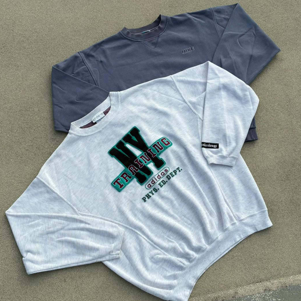 Nike Vintage Sweater 90s Grau Selten VINVERSE