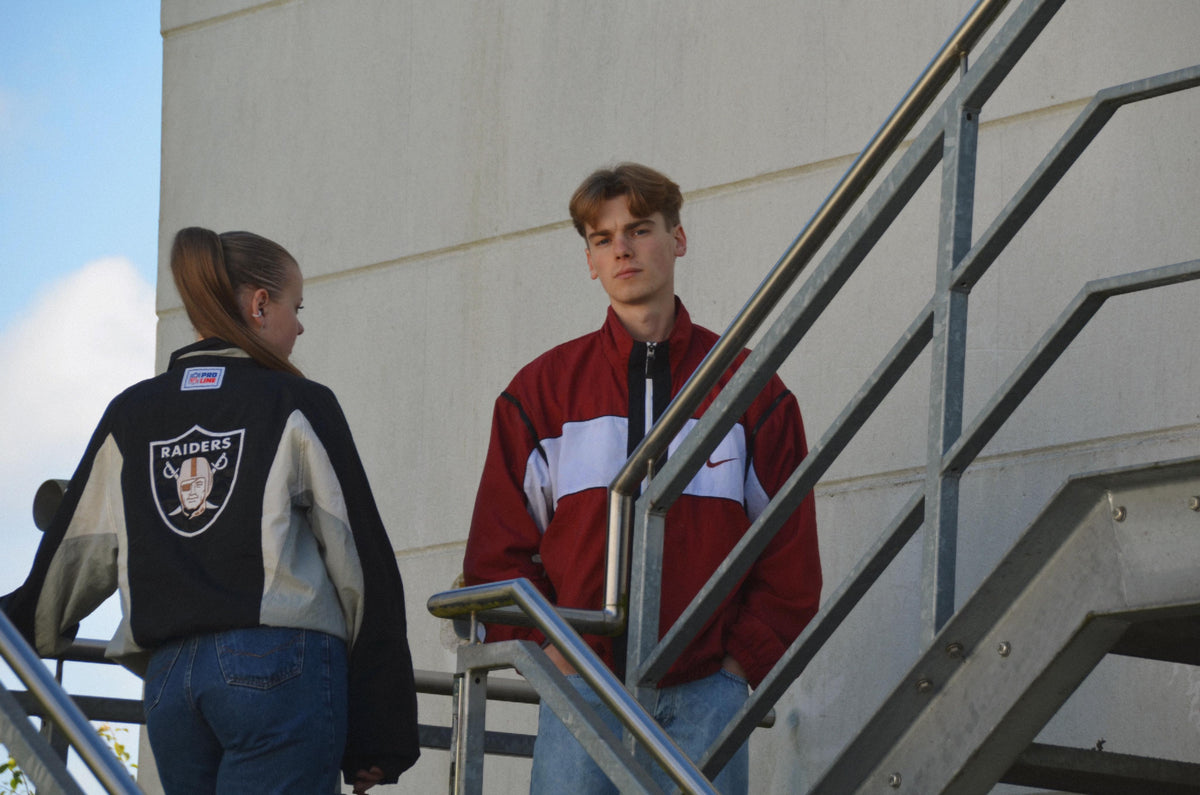 Vinverse Nike Vintage Reebok Raiders Track Jacket