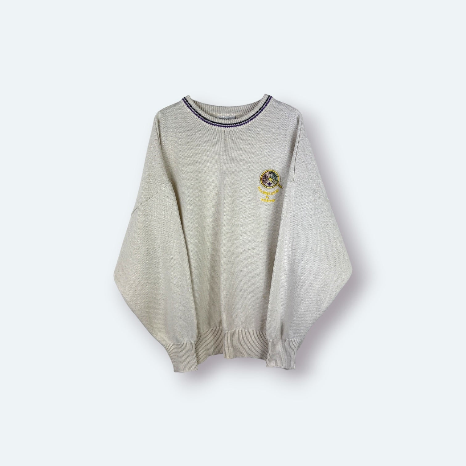 Adidas Vintage Strickpullover Beige M