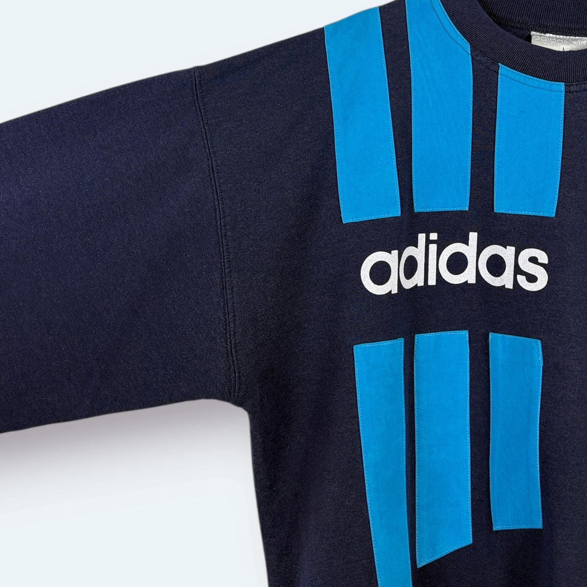 Adidas Vintage Sweater Blau L – Foto 4