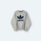 Adidas Vintage Sweater Grau M