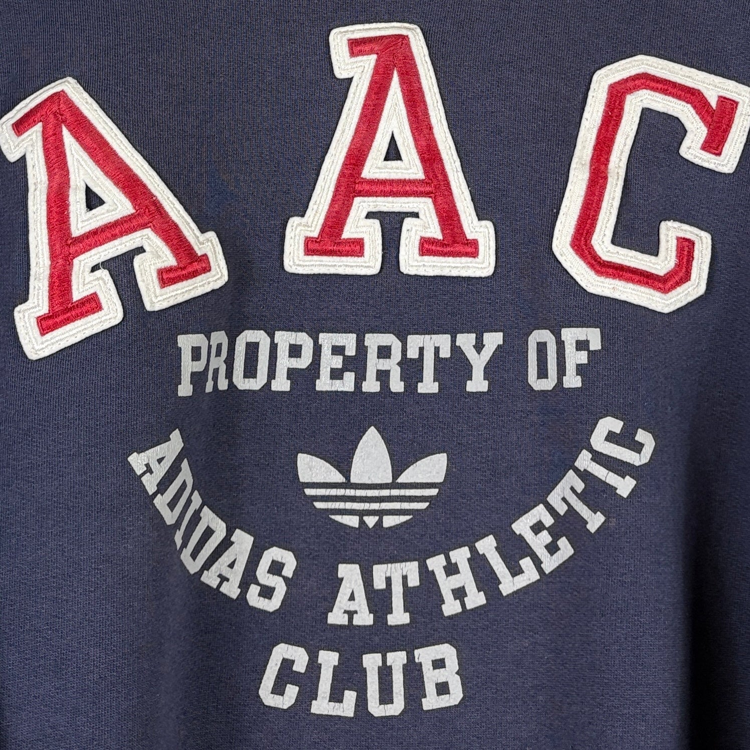 Adidas Vintage Sweater Print Blau M – Foto 2