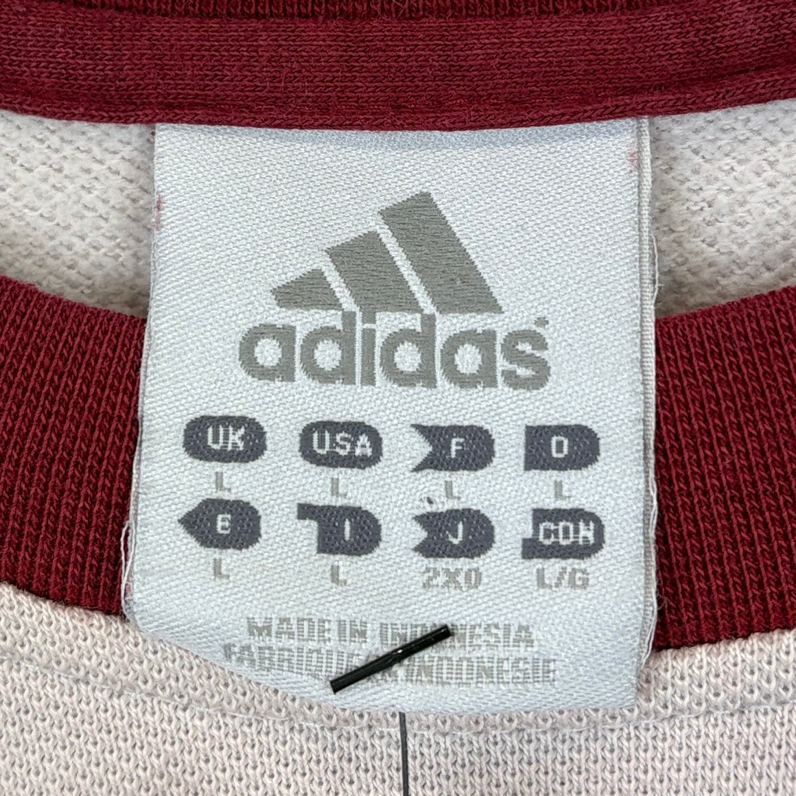 Adidas Vintage Sweater Rot L – Foto 5