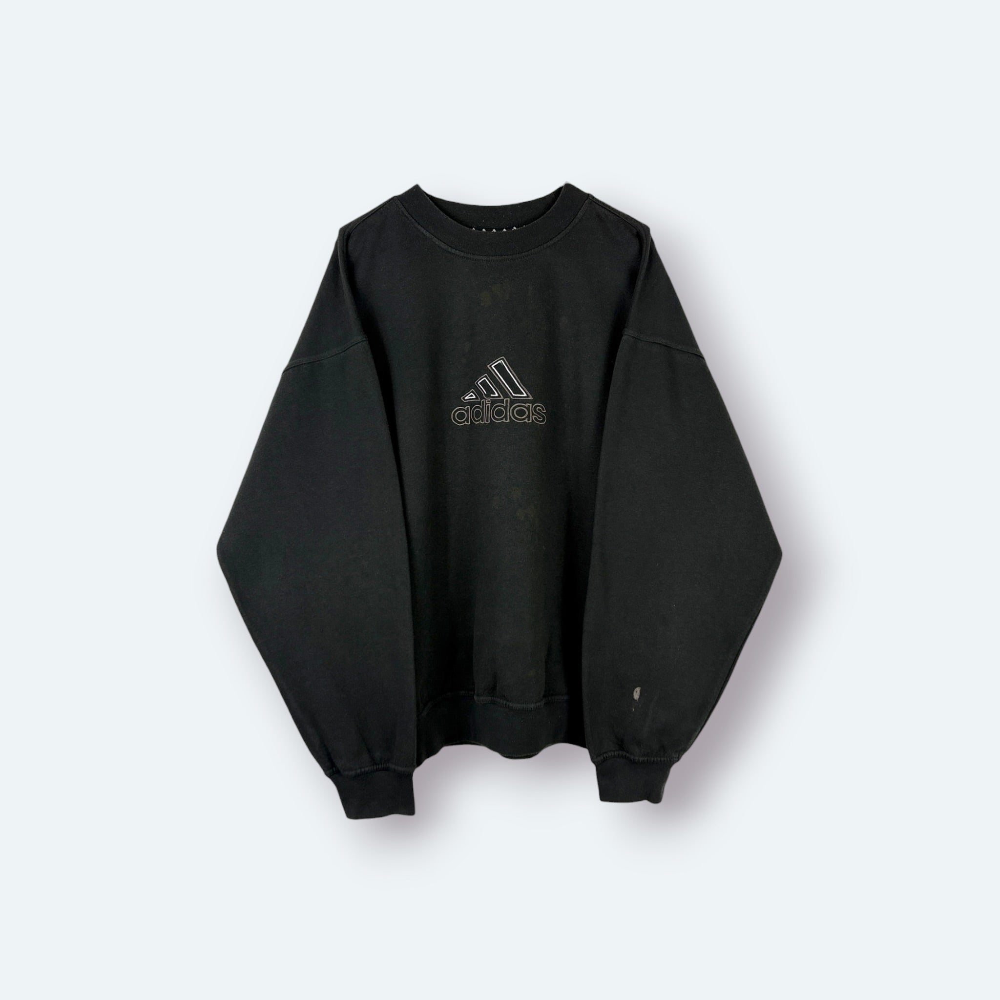 Adidas Vintage Sweater Schwarz L