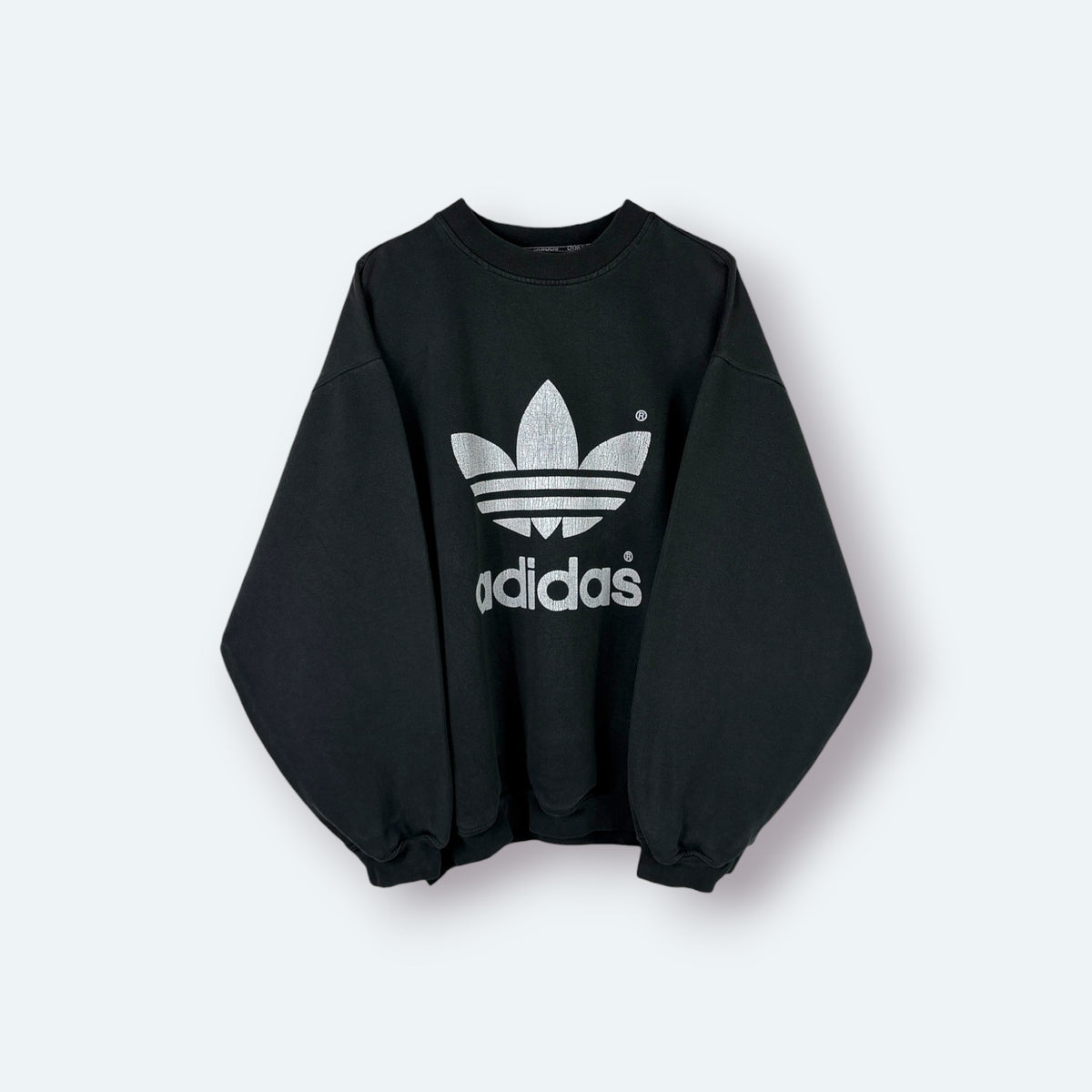 Adidas Vintage Sweater Schwarz M