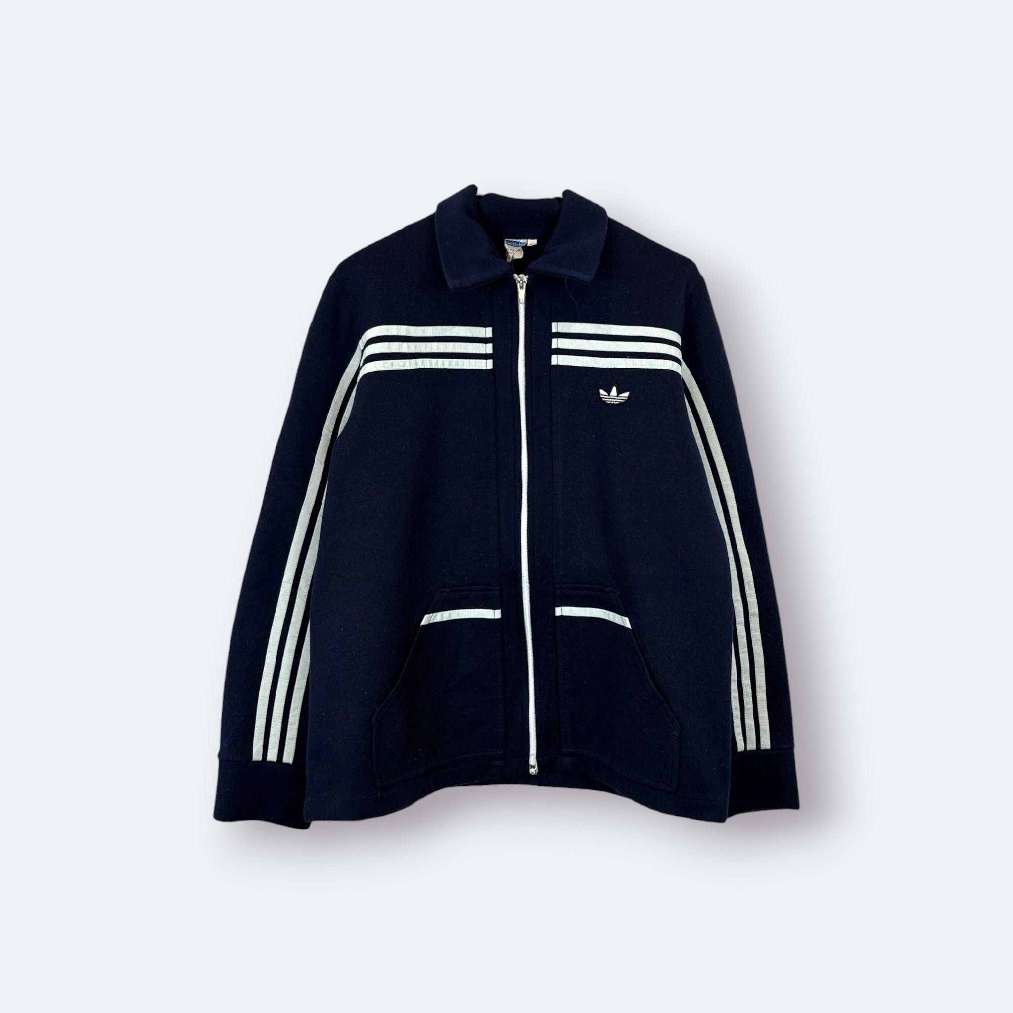 Adidas Vintage Sweatjacke Blau 52