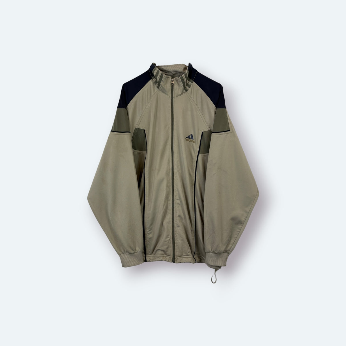 Adidas Vintage Trainingsjacke Beige M