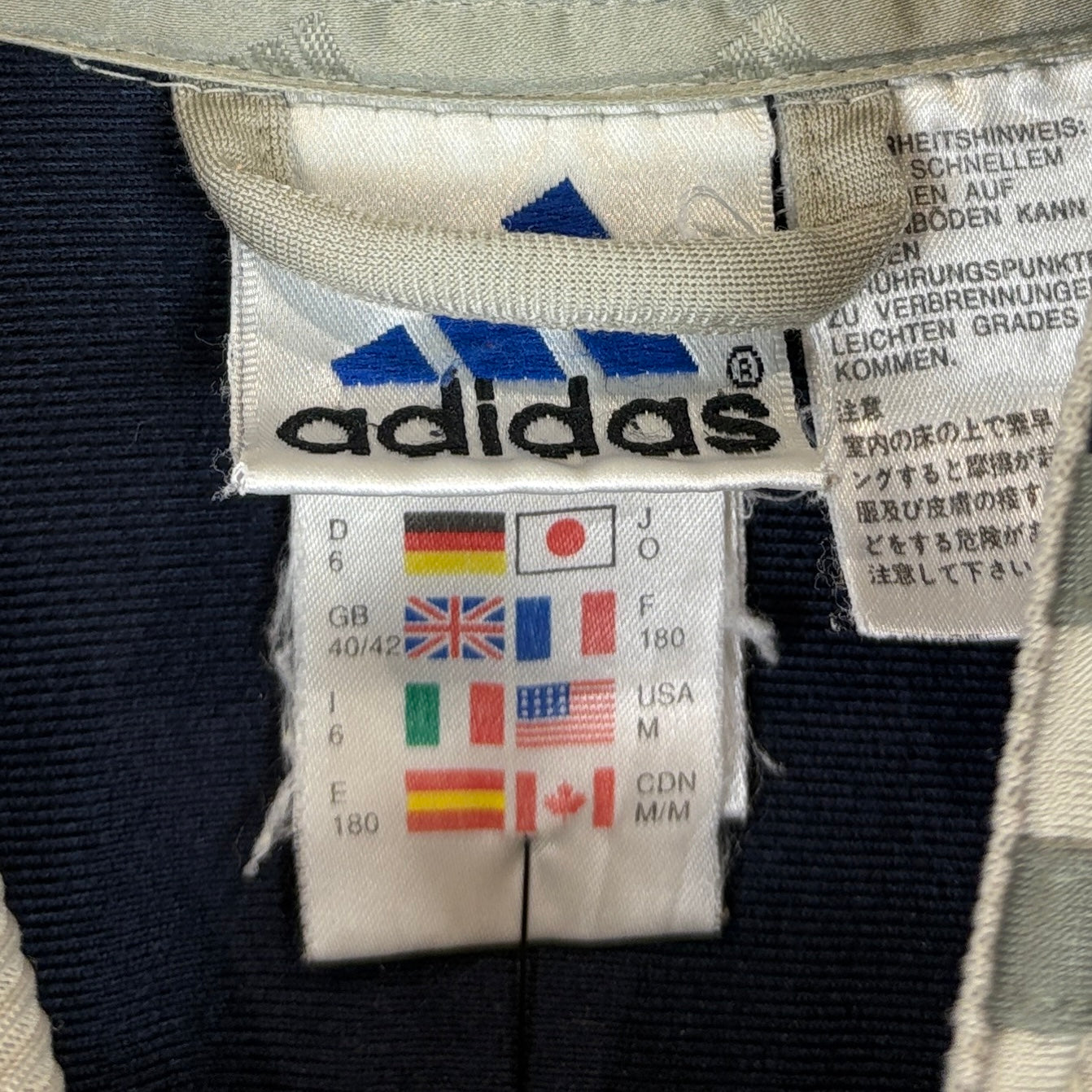 Adidas Vintage Trainingsjacke Beige M – Foto 8