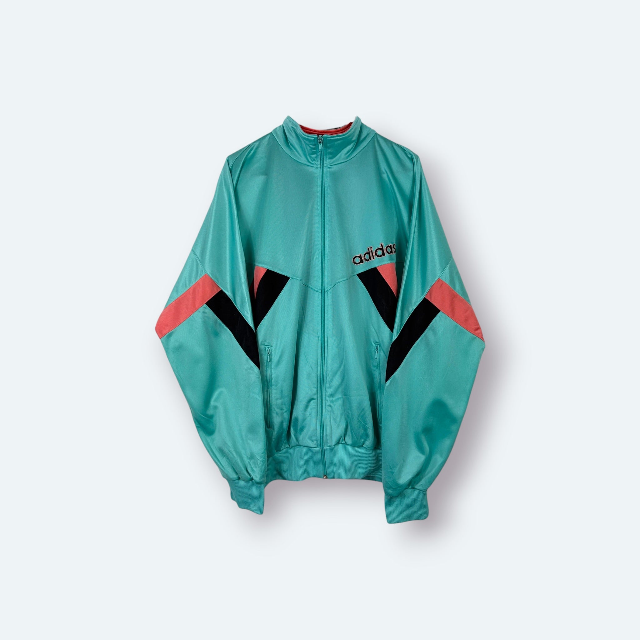 Adidas Vintage Trainingsjacke Blau L