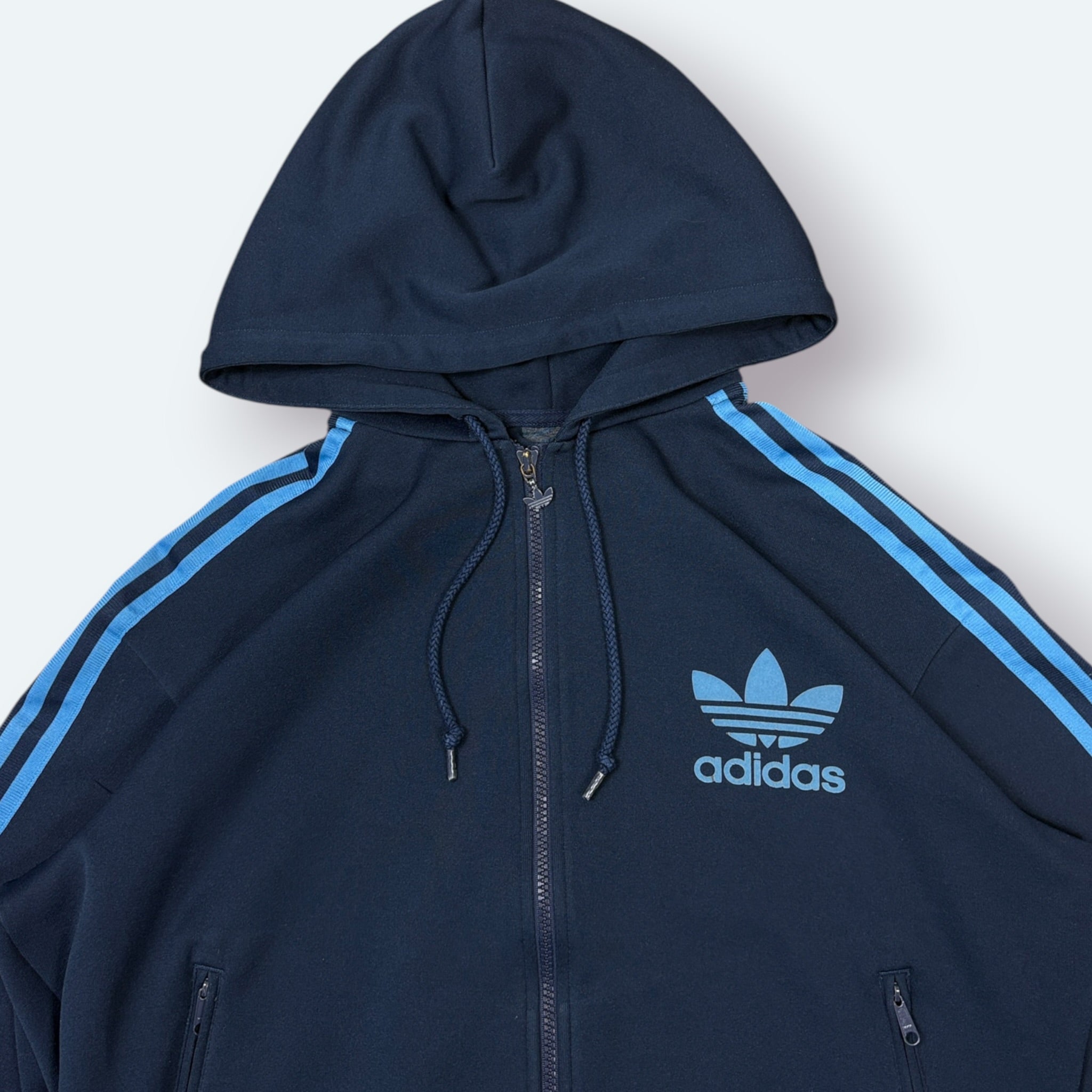 Adidas Vintage Trainingsjacke Blau L – Foto 2