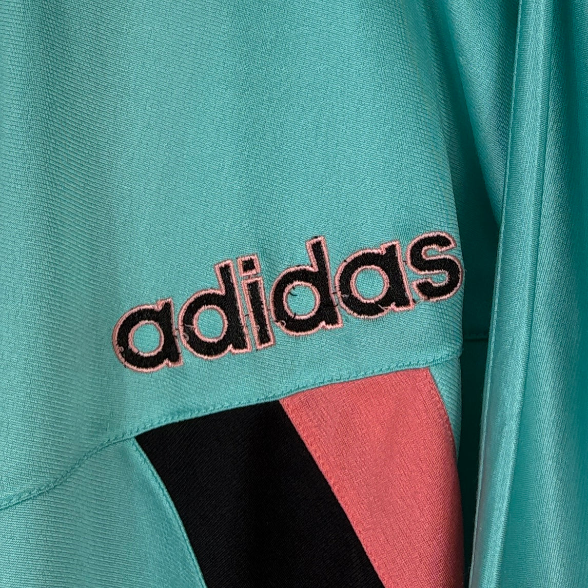 Adidas Vintage Trainingsjacke Blau L – Foto 2