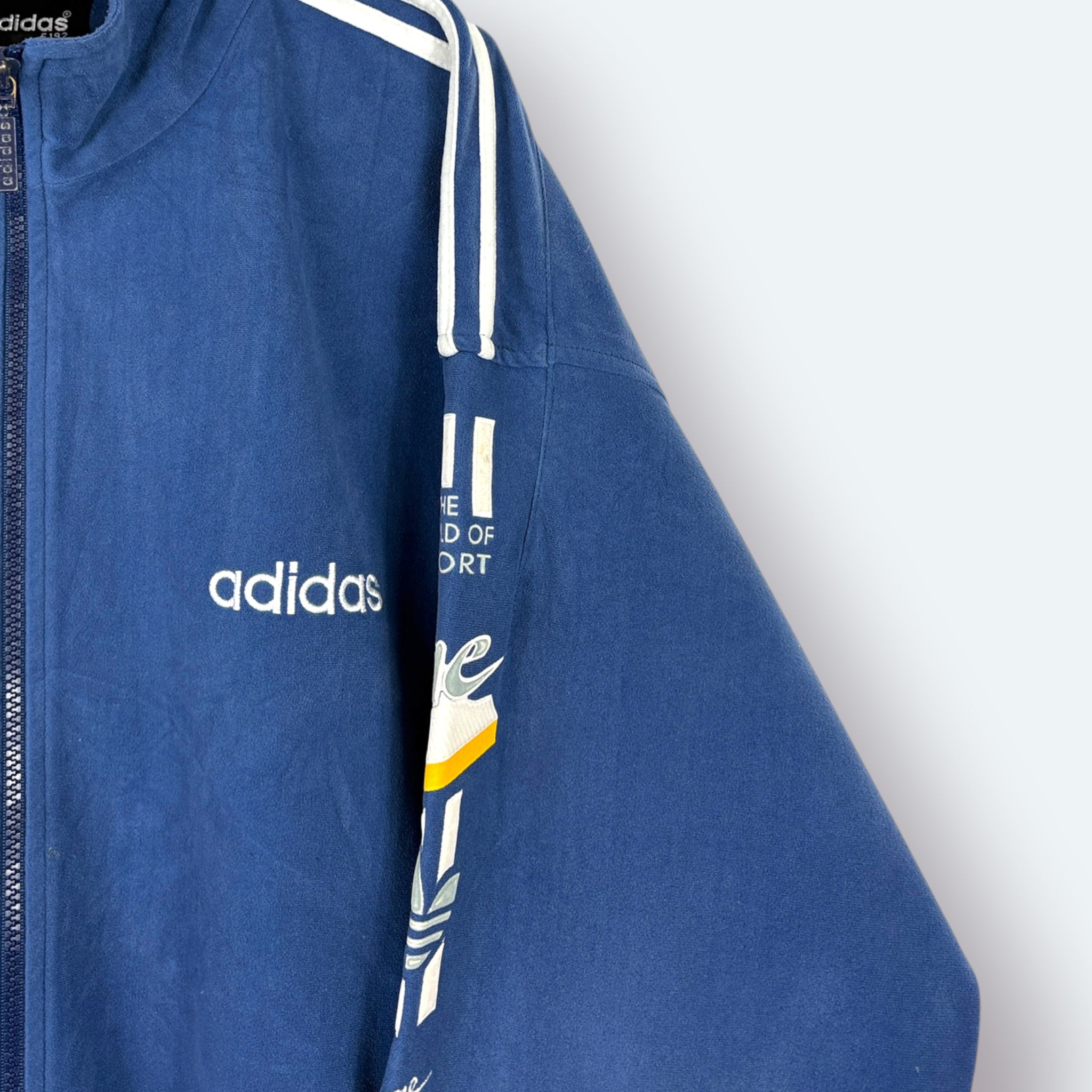 Adidas Vintage Trainingsjacke Blau L – Foto 2