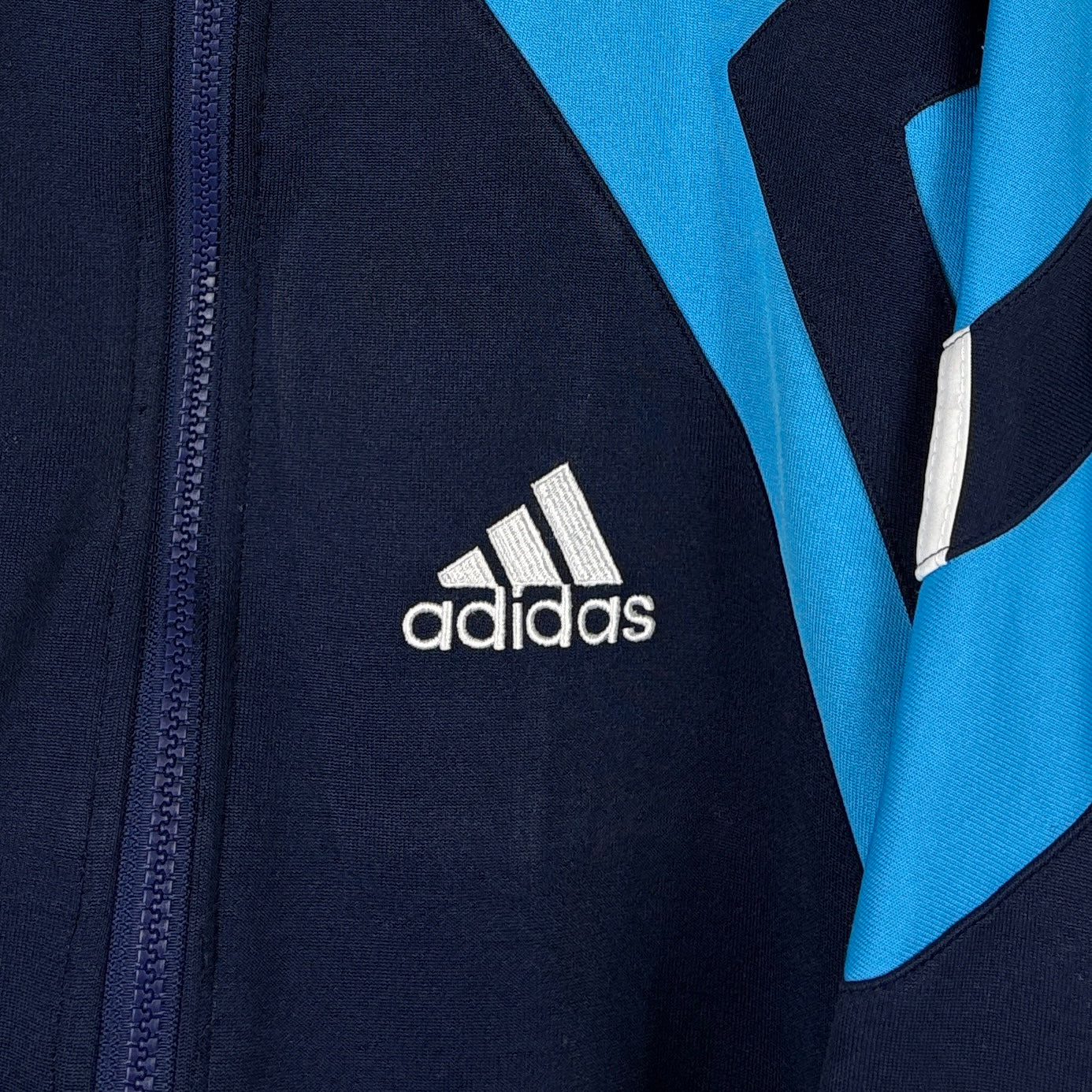 Adidas Vintage Trainingsjacke Blau L – Foto 2