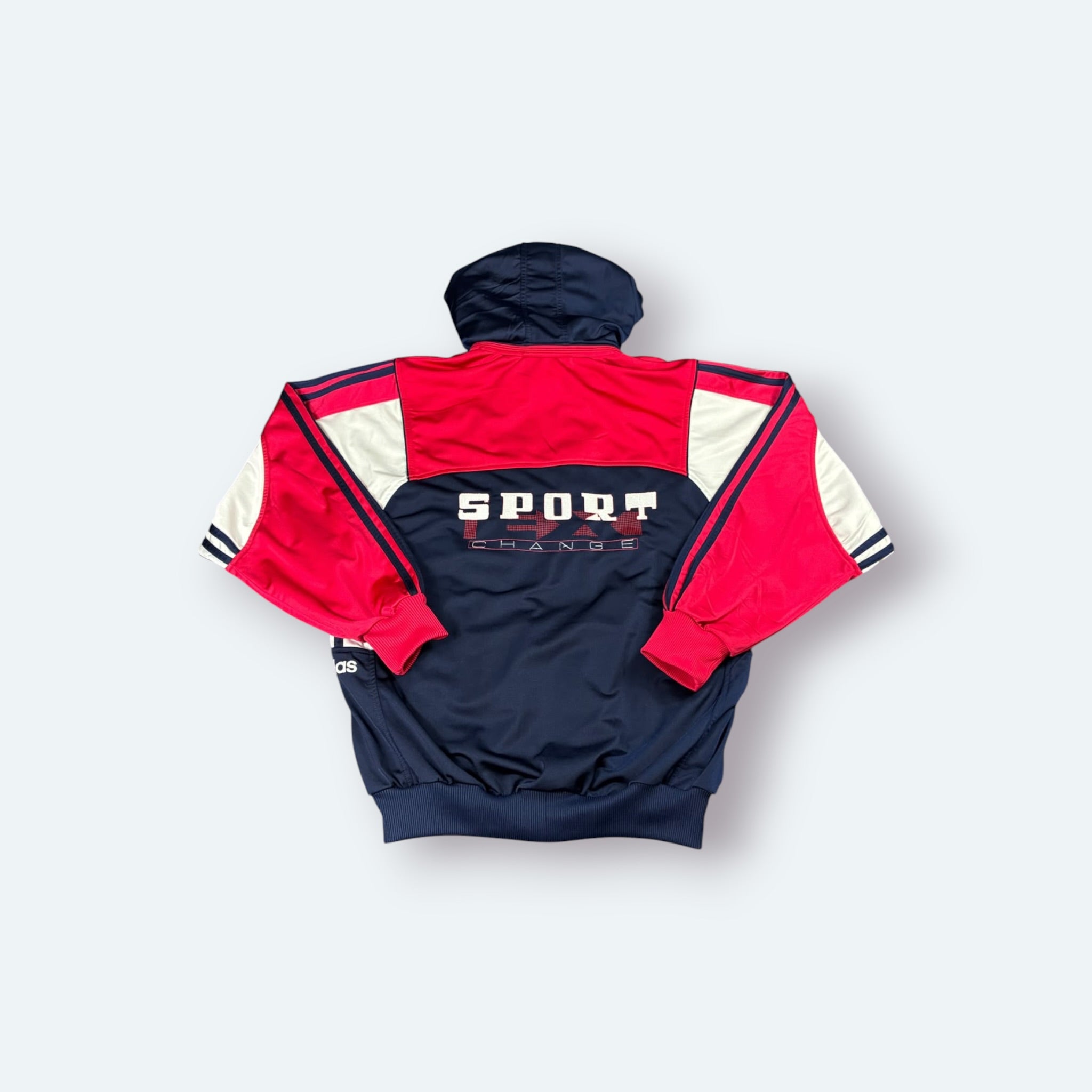 Adidas Vintage Trainingsjacke Blau M – Foto 2