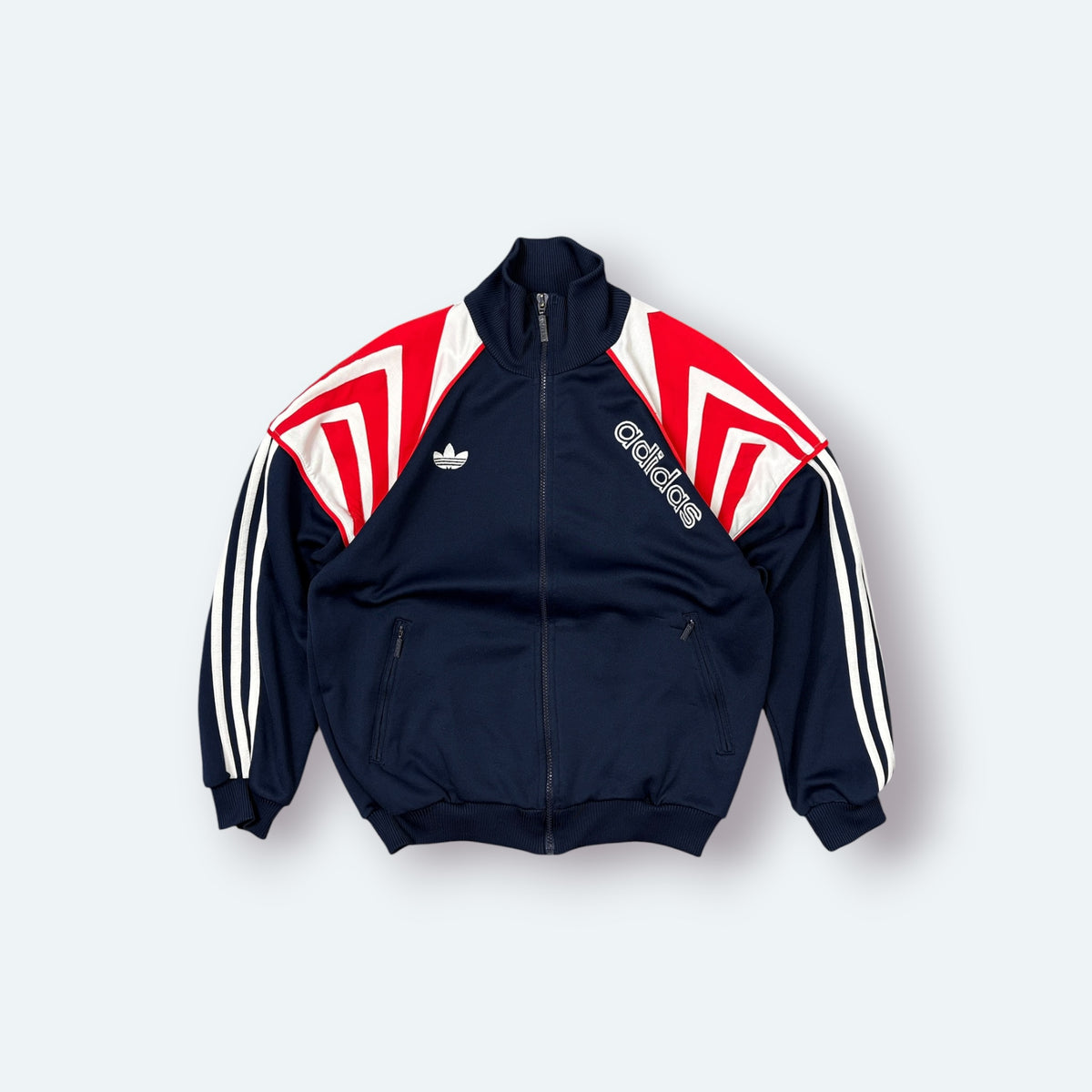 Adidas Vintage Trainingsjacke Blau S