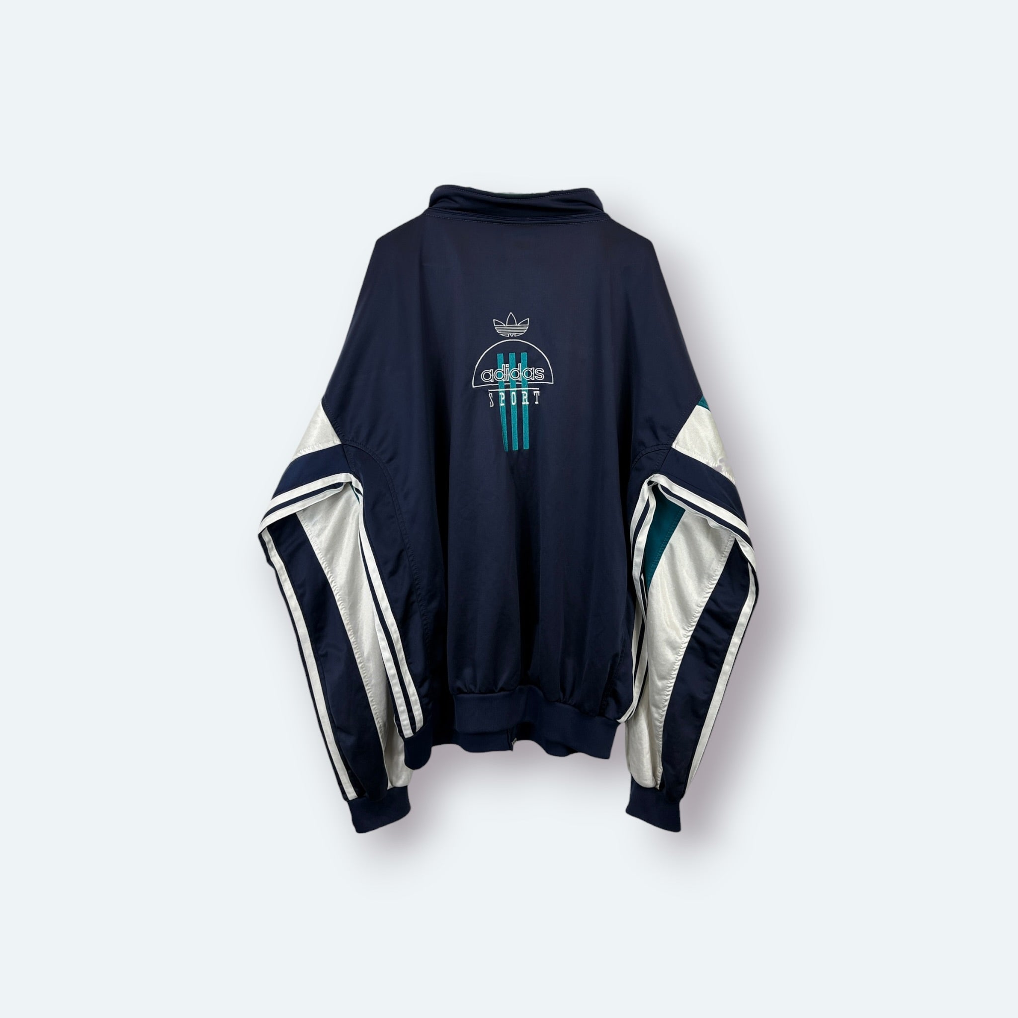 Adidas Vintage Trainingsjacke blau XL – Foto 7