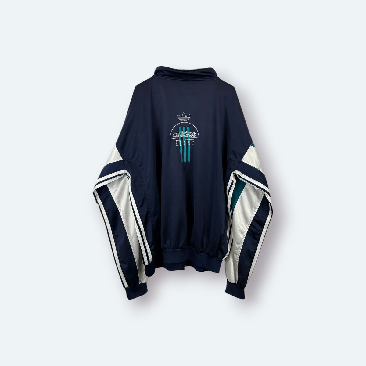 Adidas Vintage Trainingsjacke blau XL – Foto 7