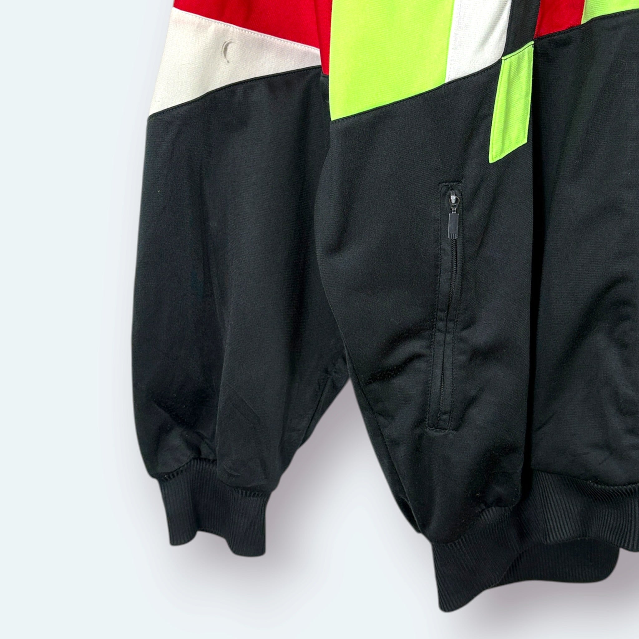 Adidas Vintage Trainingsjacke Colorblock Schwarz M – Foto 5