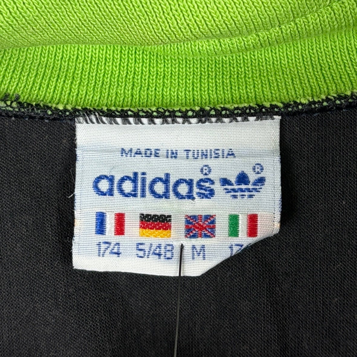 Adidas Vintage Trainingsjacke Colorblock Schwarz M – Foto 6