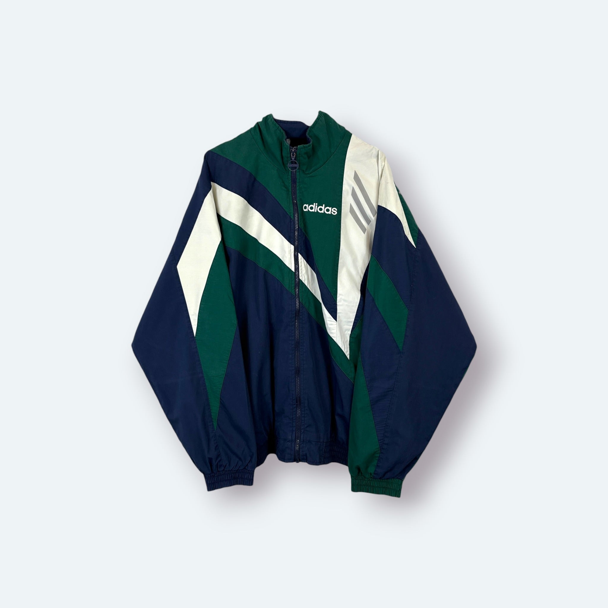 Adidas Vintage Trainingsjacke Grün L