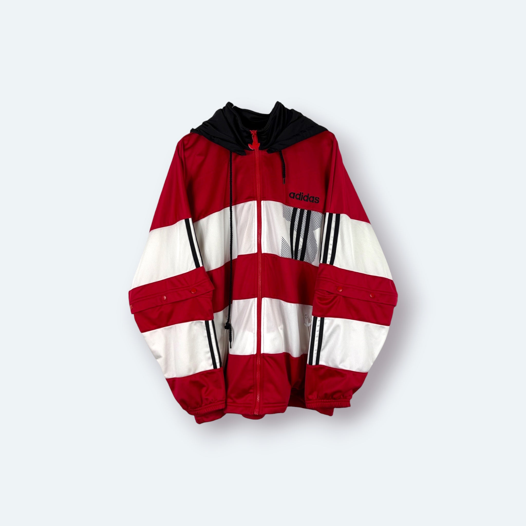 Adidas Vintage Trainingsjacke Rot 5 – Foto 10