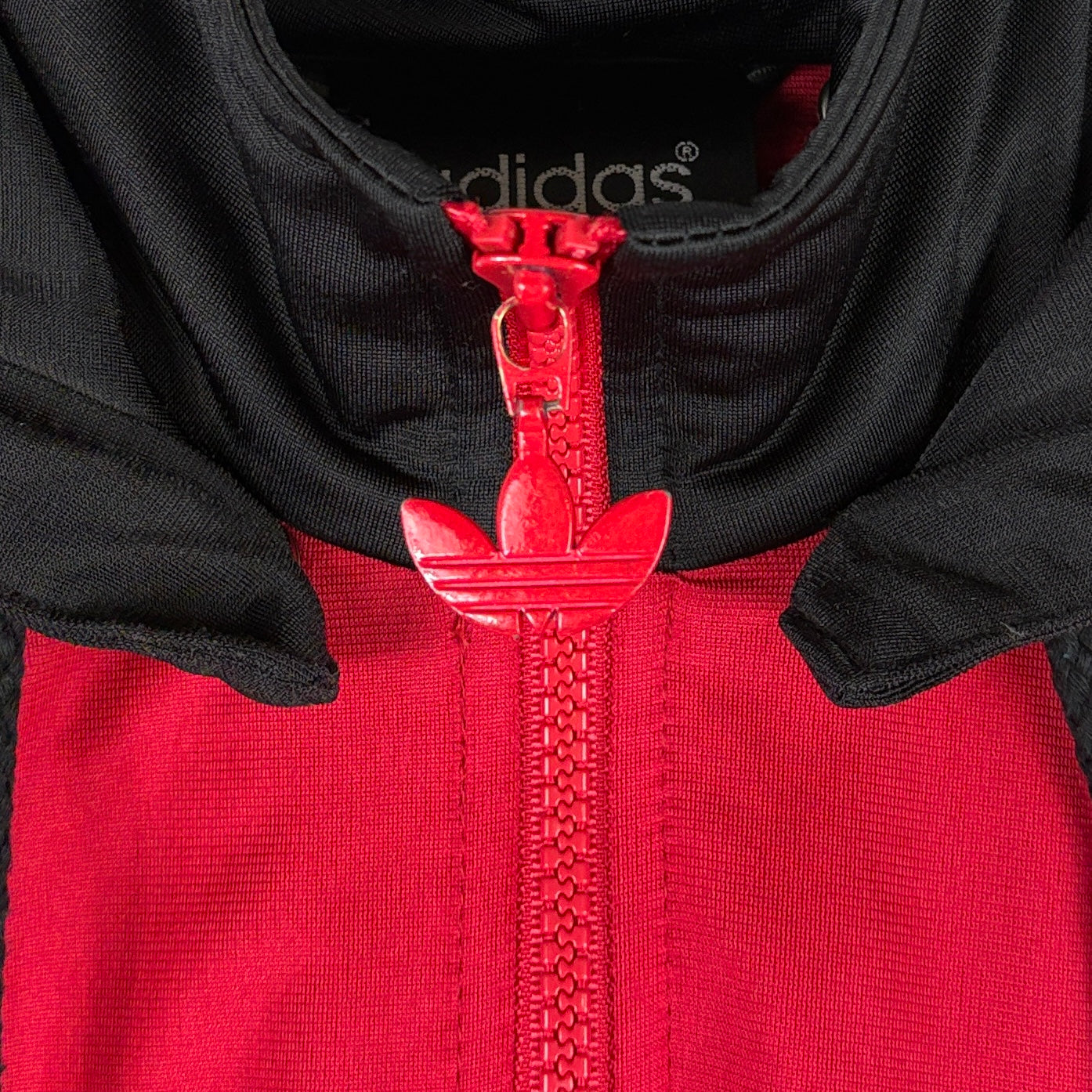 Adidas Vintage Trainingsjacke Rot 5 – Foto 3