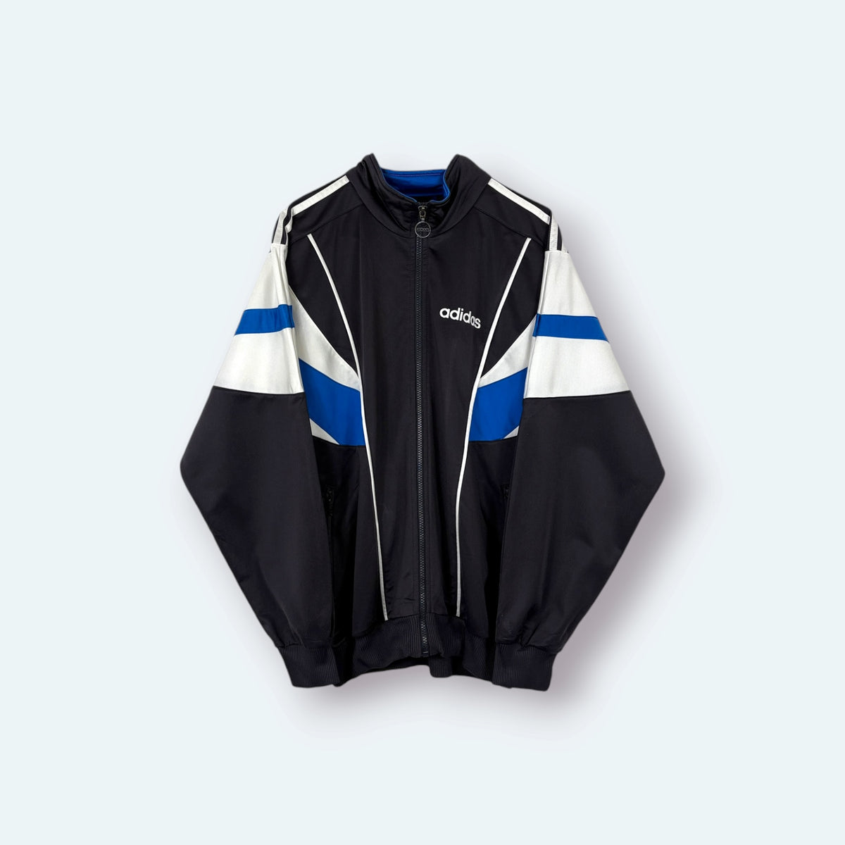 Adidas Vintage Trainingsjacke Schwarz M