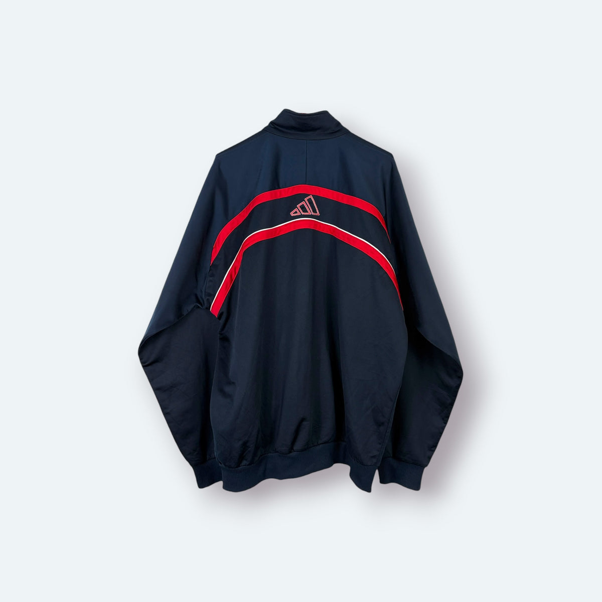 Adidas Vintage Trainingsjacke Streifen Blau L – Foto 10