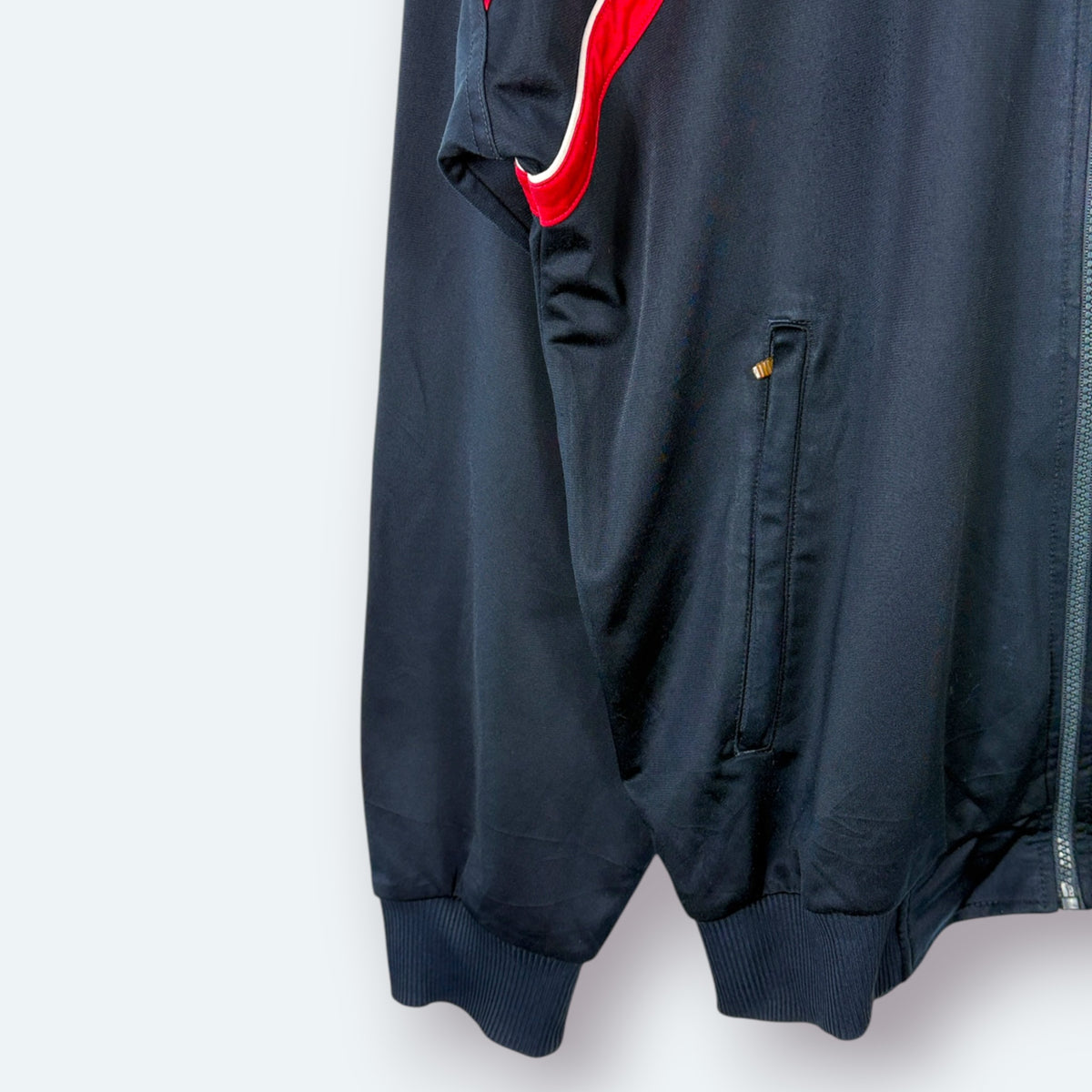 Adidas Vintage Trainingsjacke Streifen Blau L – Foto 4