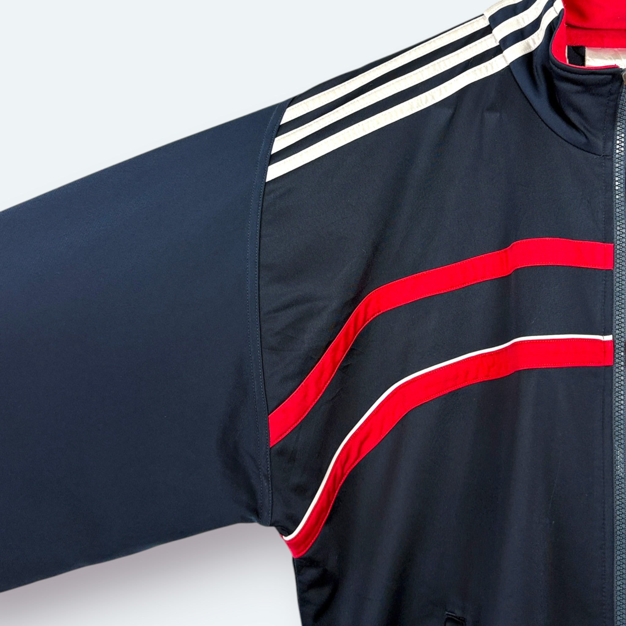 Adidas Vintage Trainingsjacke Streifen Blau L – Foto 5