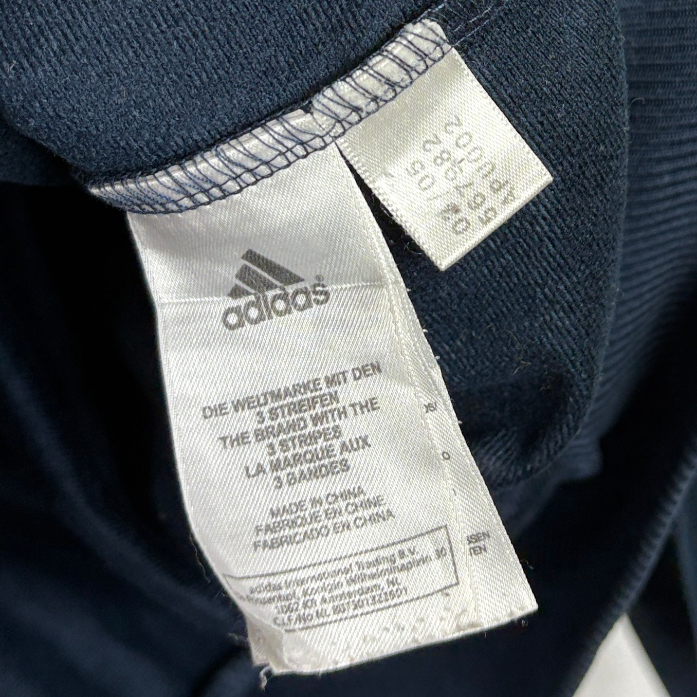 Adidas Vintage Trainingsjacke Streifen Blau L – Foto 6