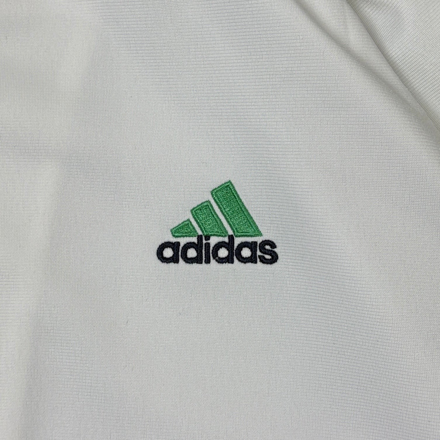 Adidas Vintage Trainingsjacke Streifen Weiß XL – Foto 2