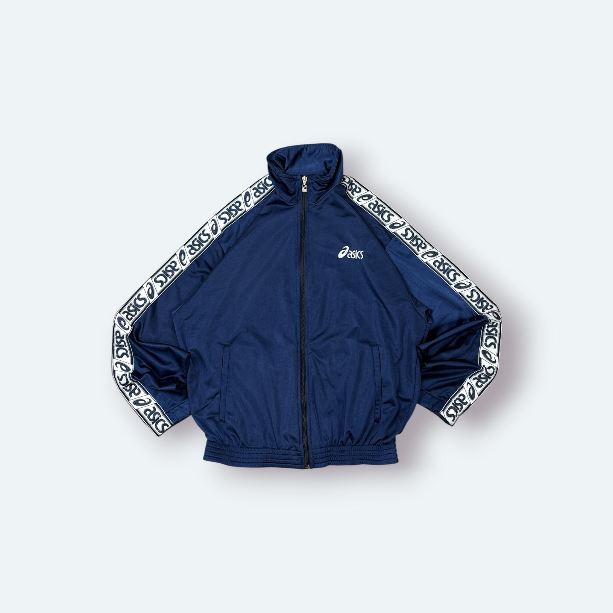 Asics Vintage Trainingsjacke Blau S