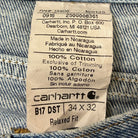 Carhartt Vintage Jeans Blau W34 / L32