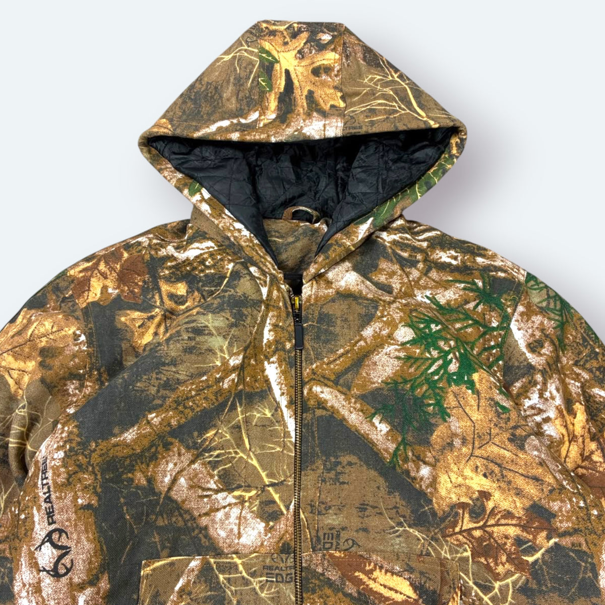 Carhartt Vintage Outdoor Jacke Camouflage Braun Grau L – Foto 4