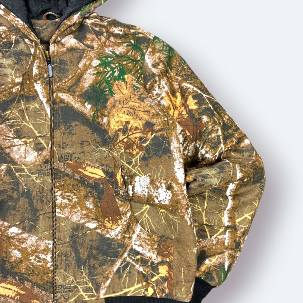 Carhartt Vintage Outdoor Jacke Camouflage Braun Grau L – Foto 8