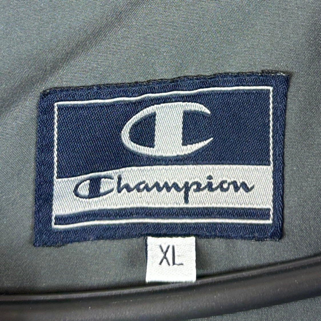 Champion Vintage Fleece Jacke Dunkelblau XL – Foto 3