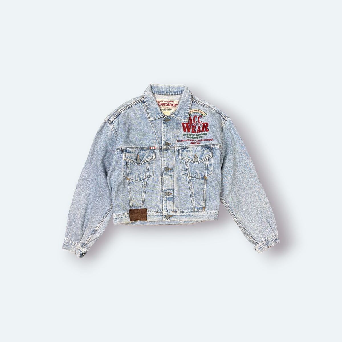 Compagnie Canadienne Vintage Jeansjacke Blau S
