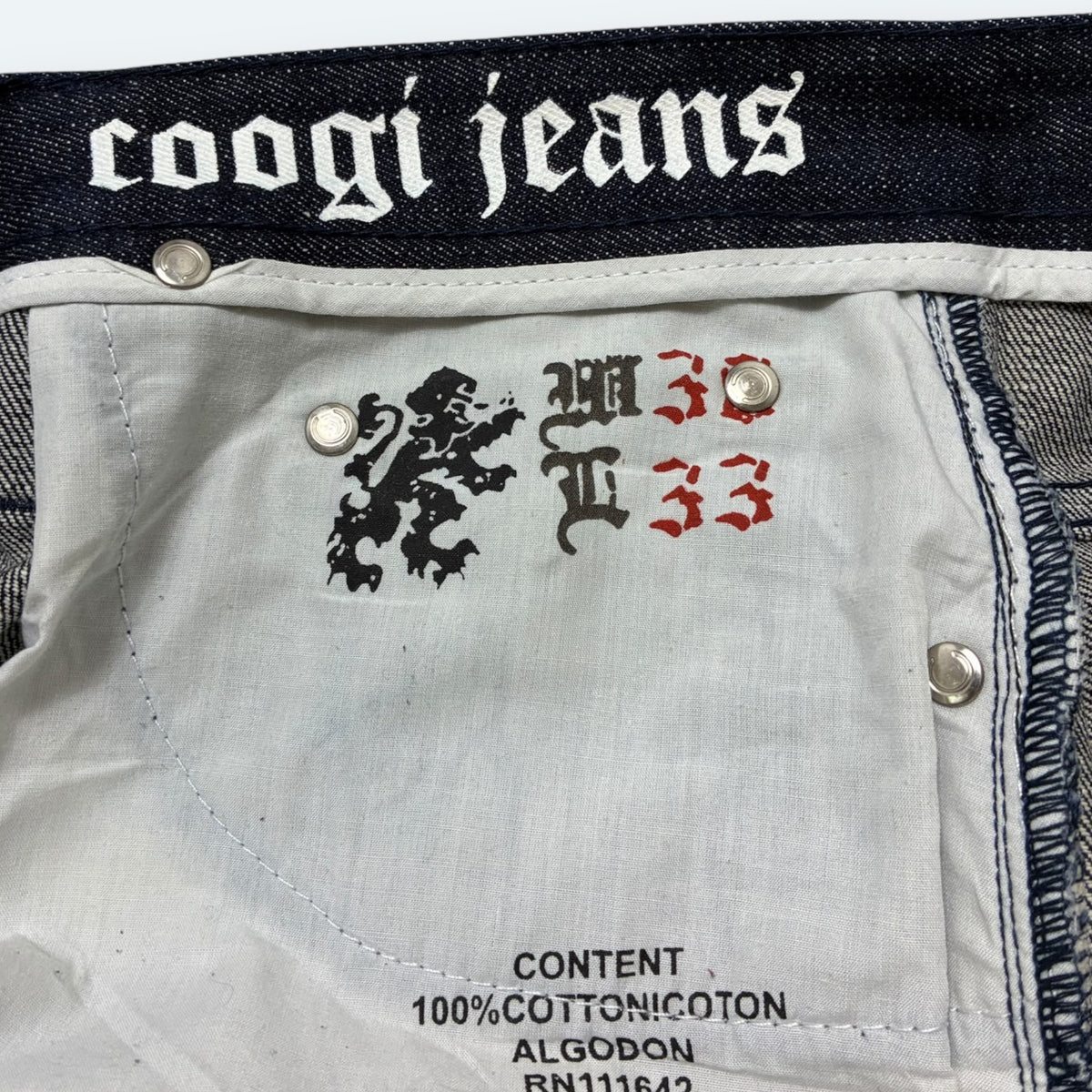 Coogi Vintage Jeans Blau W38/L33 – Foto 9