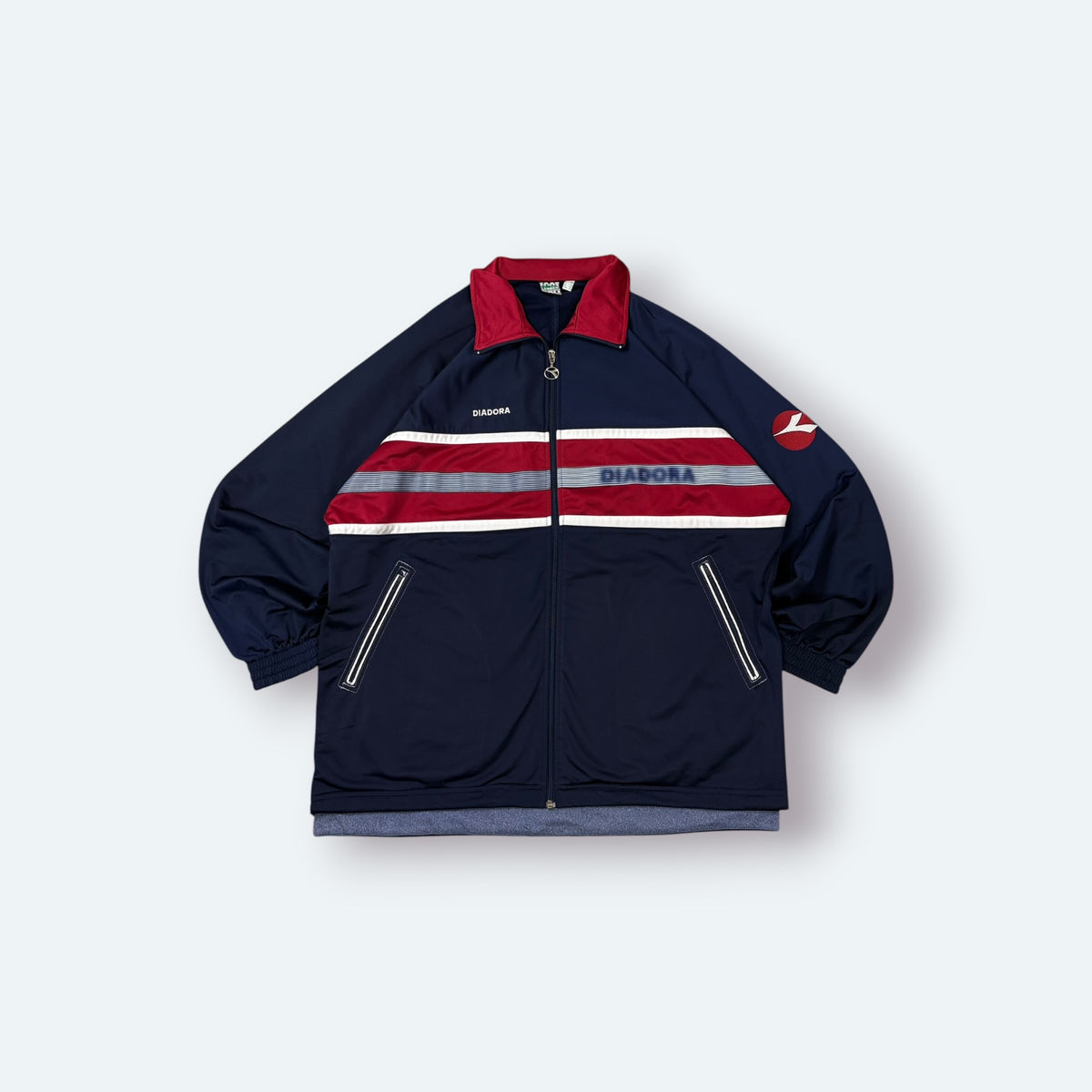 Diadora Vintage Trainingsjacke Blau XL