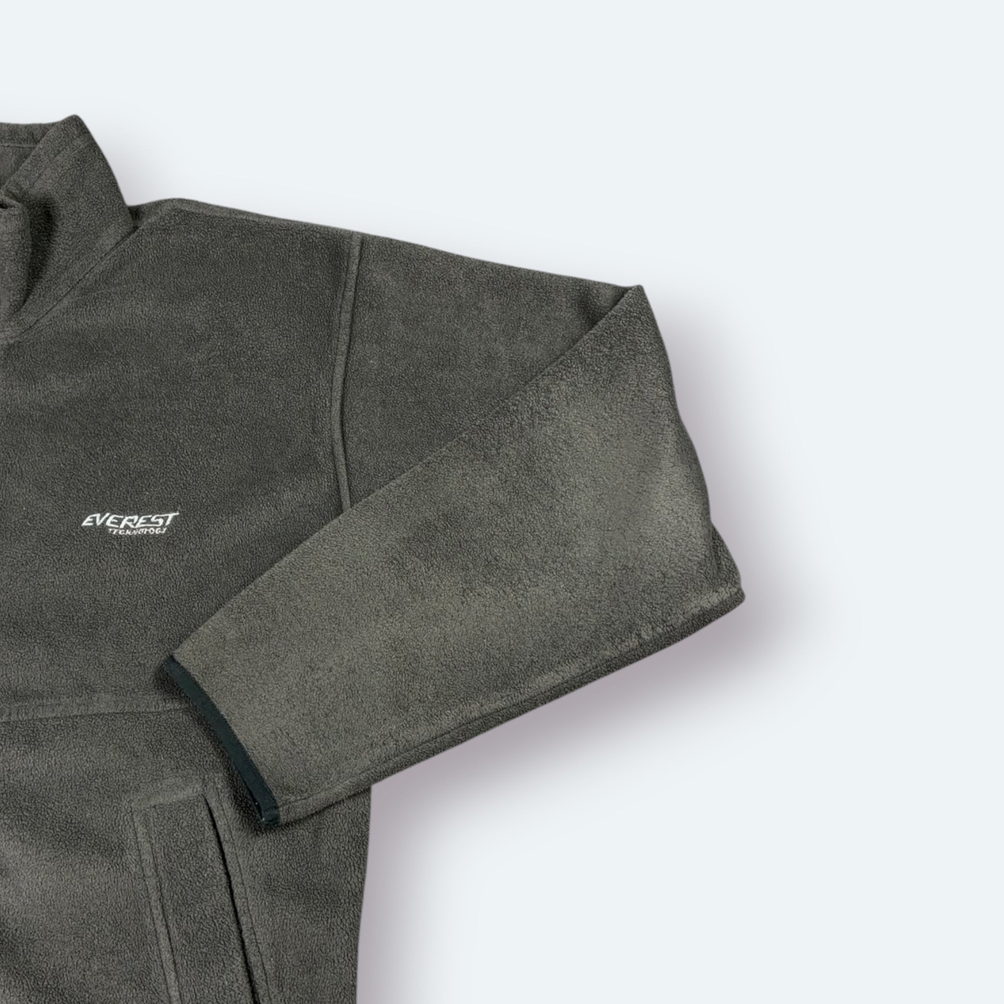 Everest Vintage Fleece Jacke schwarz M – Foto 2