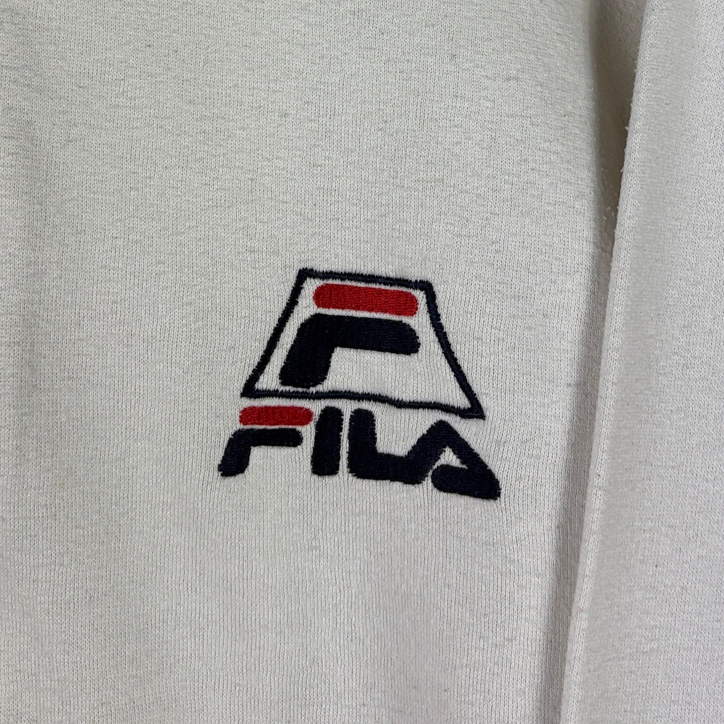 Fila Vintage Sweatjacke Weiß S – Foto 2