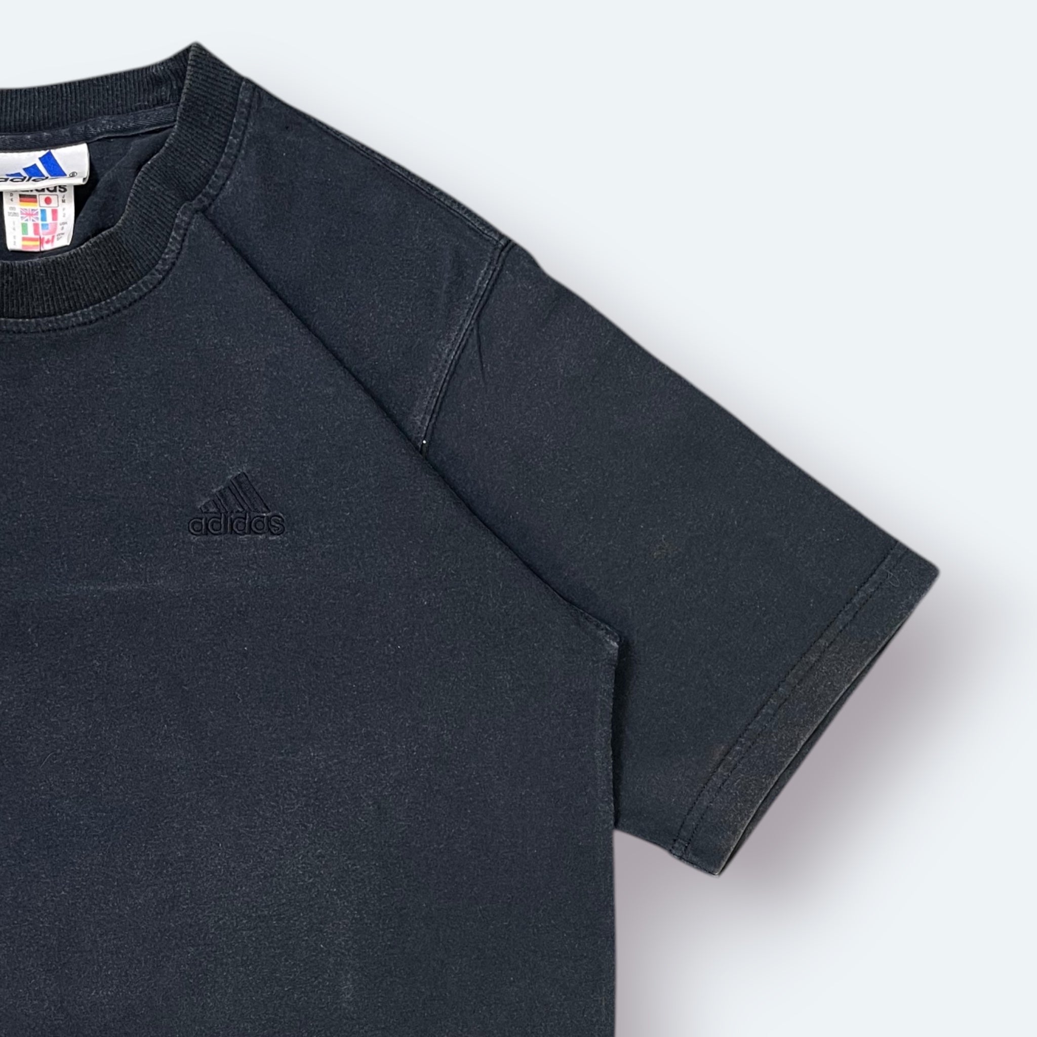 Adidas Vintage T-Shirt Schwarz S - Vinverse
