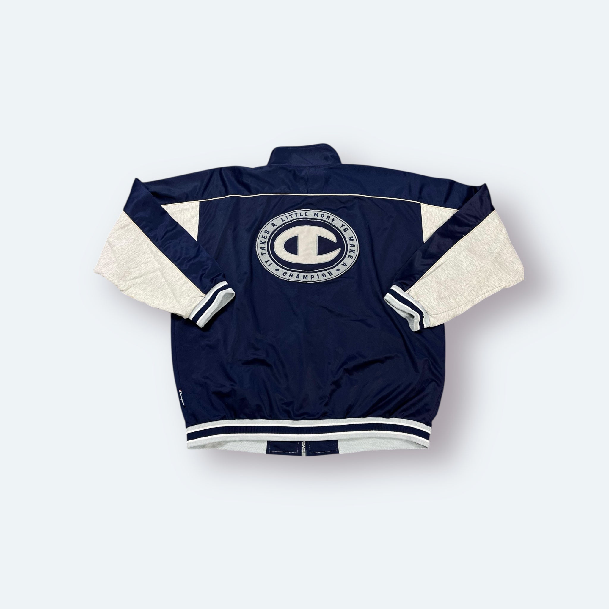 Champion Vintage Sweatjacke Blau XL - Vinverse